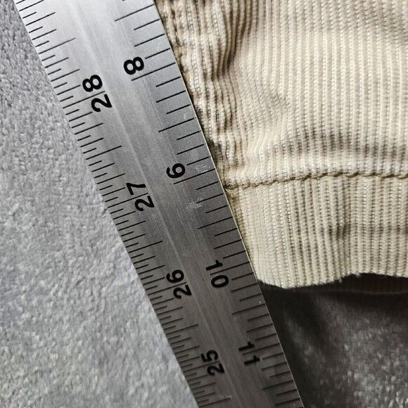 Old Navy Surplus Company Shorts Mens 38 Tan Khaki Outdoor Corduroy Flat Front - Picture 3 of 7